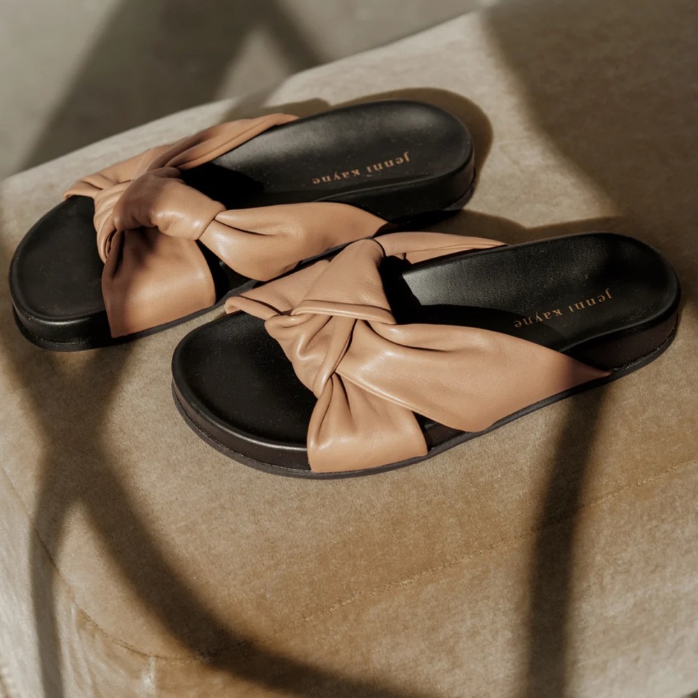 Jenni Kayne Leather Knot Sandal